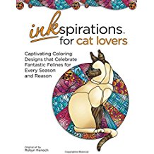 Inkspirations for Cat Lovers: Captivating Coloring Designs That Celebrate Fantastic Felines for Every Season and Reason Robyn Henoch (Paperback)
