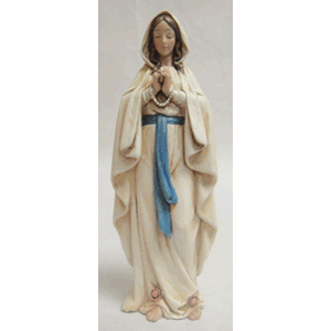 Our Lady Of Lourdes Statue 6 1/4" H