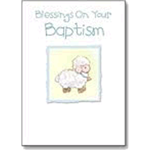 Blessings on Your Baptism Greeting Card