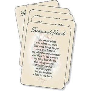 Treasured Friend Prayer Cards
