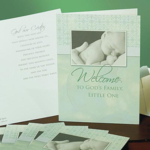 Little One Baptism Greeting Card