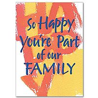 So Happy You're Part of Our Family Birthday Greeting Card