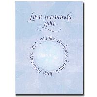 Love Surrounds You Encouragement Greeting Card