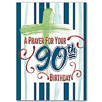 A Prayer For Your 90th Birthday Greeting Card