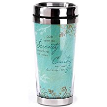 Serenity Prayer 16 Oz. Stainless Steel Insulated Travel Mug with Lid