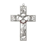 Confirmation Cross Genuine Pewter