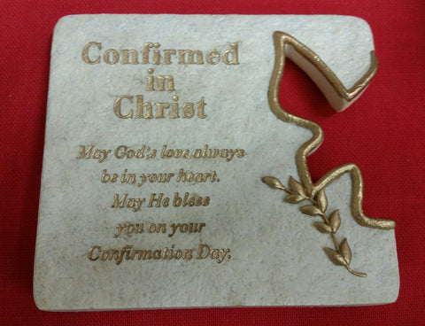 Confirmed in Christ Confirmation Plaque