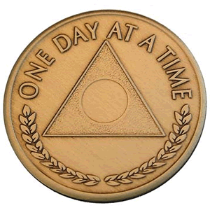 Bronze Al-Anon Anniversary Medallions <br>Years 1-35