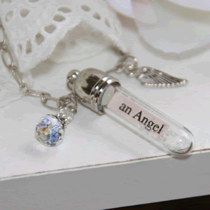 You Are An Angel, Message In A Bottle Necklace