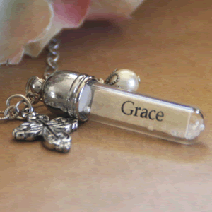 Grace, Message In A Bottle Necklace