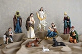 Luciana Collection Hand-Painted 11 piece 8" Nativity