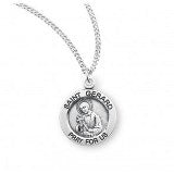 Sterling Silver Saint Gerard Medal on Chain