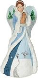 Joy Angel Winter Statue with Sled